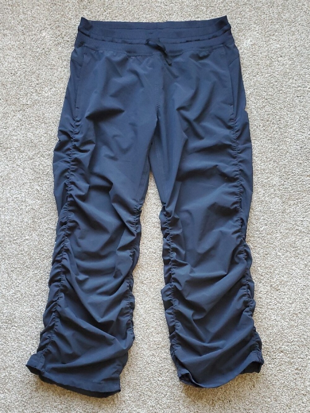 Under Armour Storm Ruched Lightweight Black Jogger Pants Athletic
